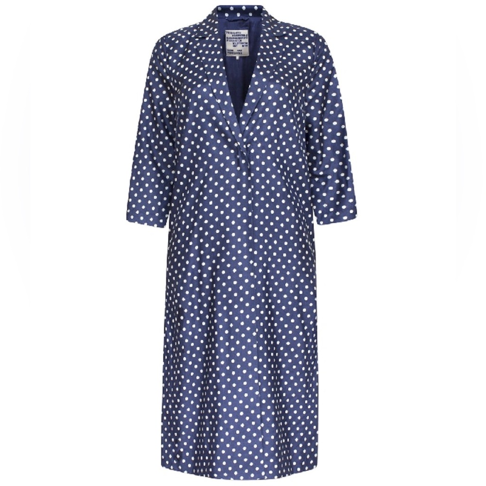 Baum und Pferdgarten Bian‎ 100% Silk Polka Dot Jacket Duster Coat EU 36